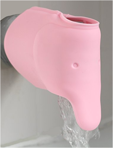 baby bath spout cover pink elephant silicone cover for bathtub faucet guard protector for kids and toddlers by chunga chonga