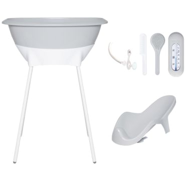 624 silver luma baby bath tub