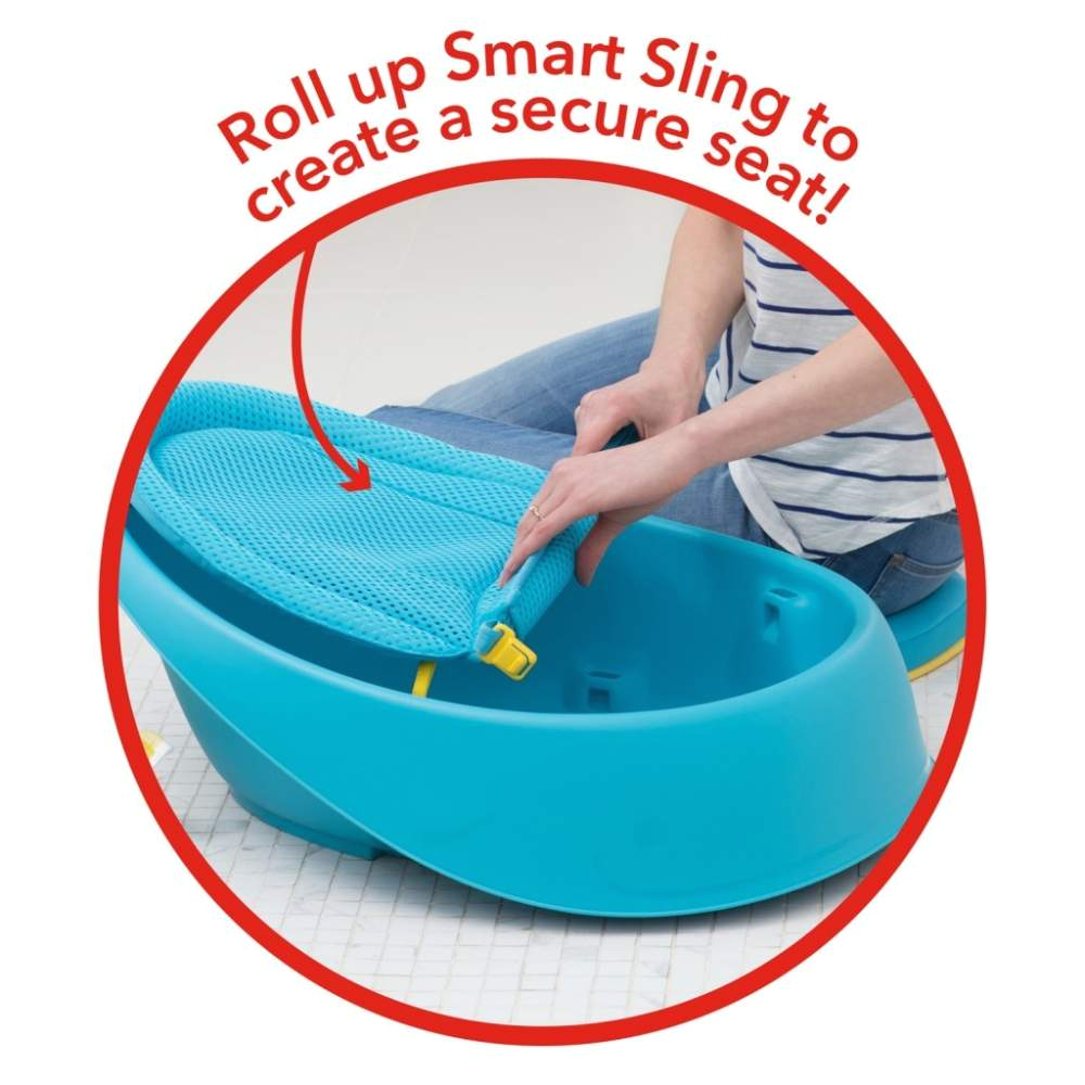 skip hop moby smart sling 3 stage baby bath tub 0
