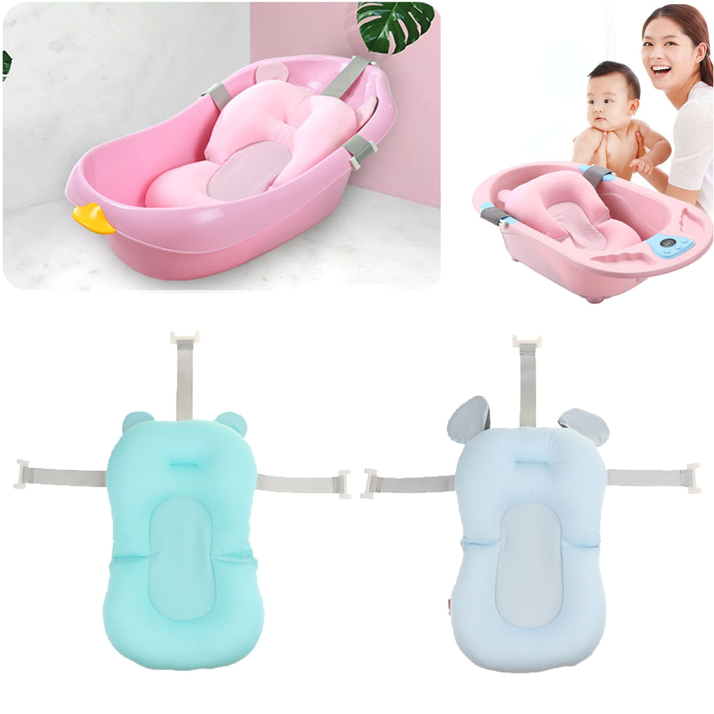 Baby Bathtub Lounger Baby Bath Pillow Padding soft Infant Lounger Cushion for