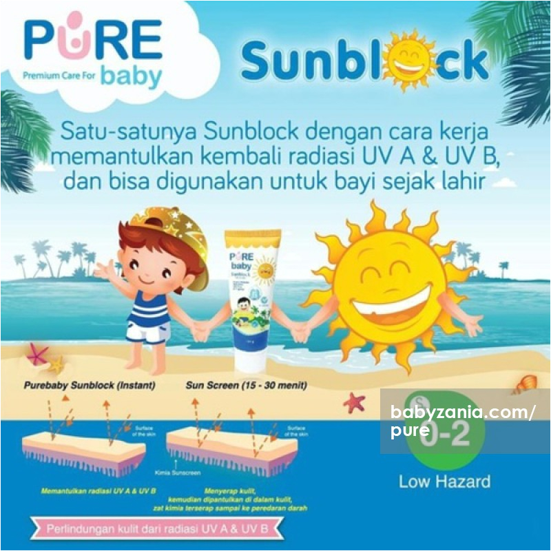 pure baby sunblock 100gr