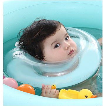 Wholesale Baby Kid Aids Infant Swimming Swim Neck Float Inflatable Tube Ring Safety Colors p