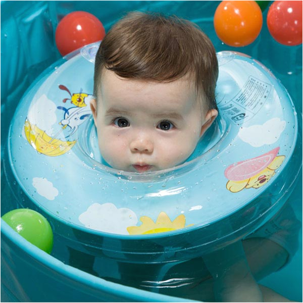 Baby Bathtub Neck Float Baby Swimming Neck Float Ring Safety Aid Tube Infant Swim