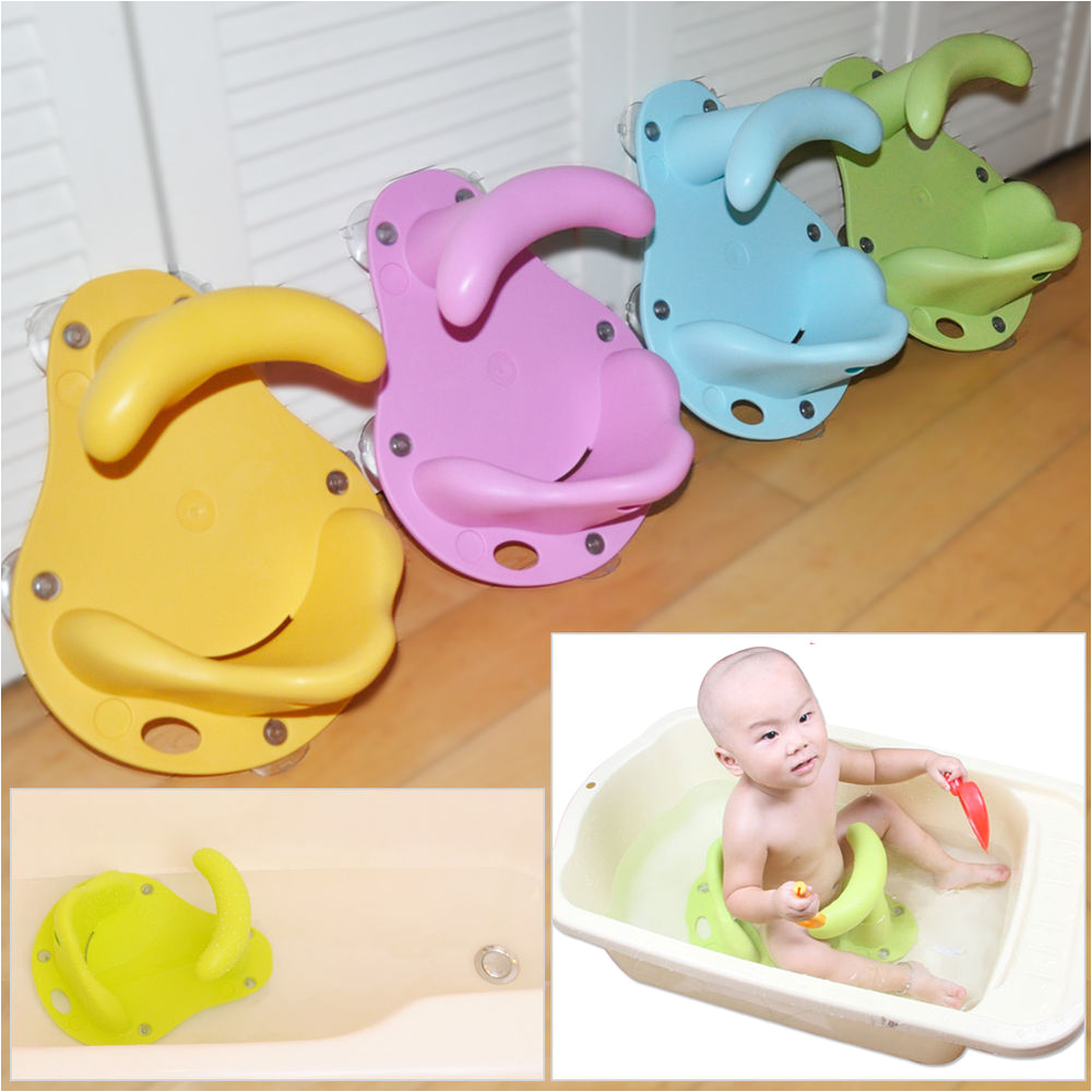 Baby Bathtub Safety Ring Antislip Safety Tub Bath Seat Support Safety Chair Pad for