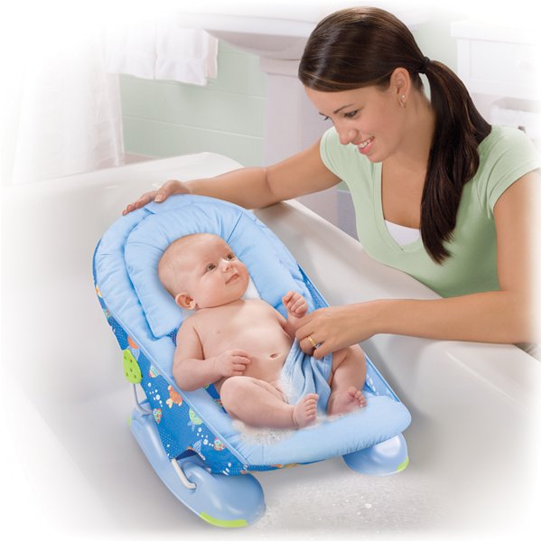 summer infant mothers touch large baby