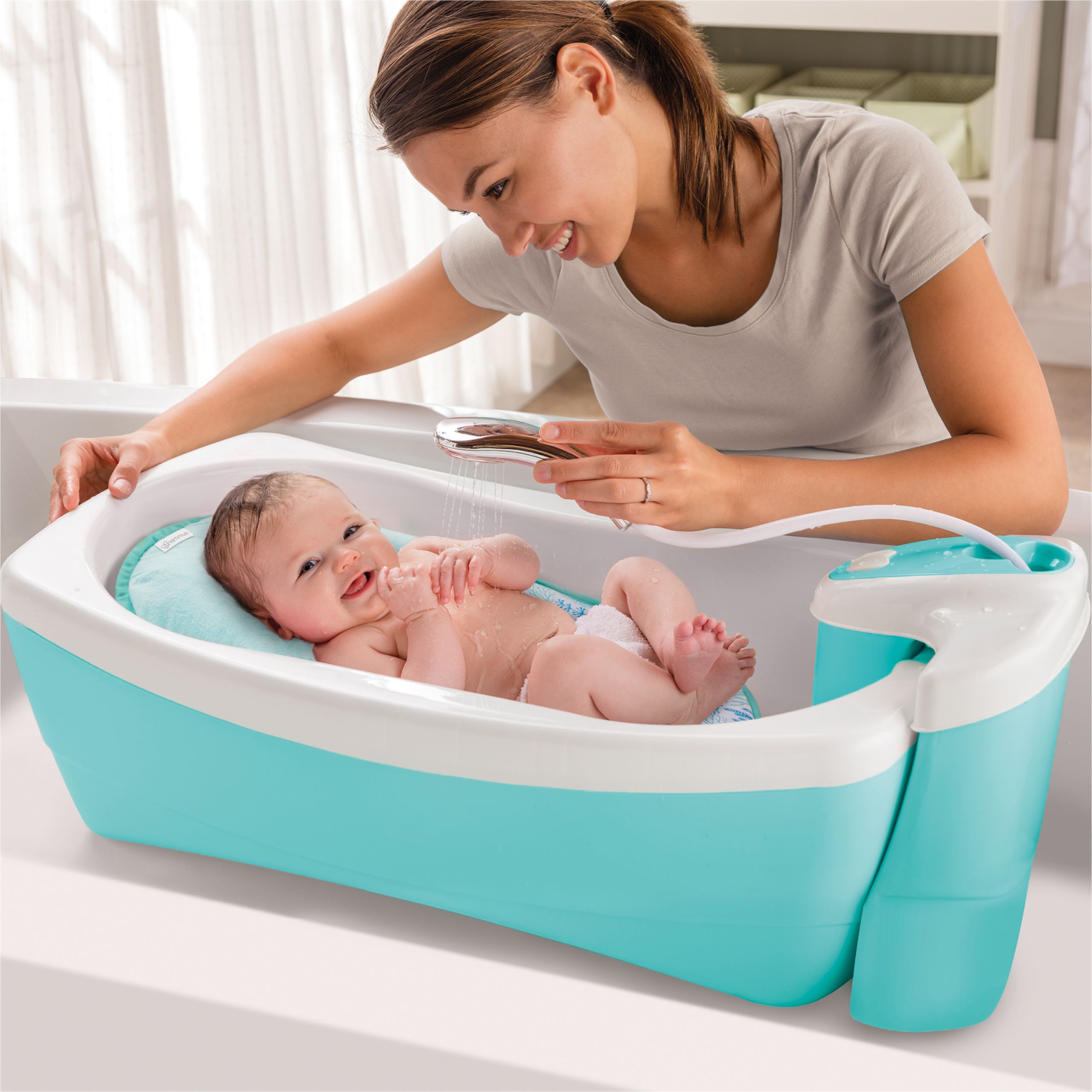 Baby Bathtub Target Lil Luxuries Whirlpool Bubbling Spa & Shower Summer