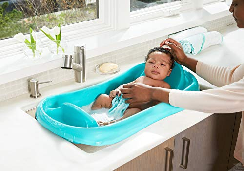 the first years sure fort deluxe newborn to toddler tub blue