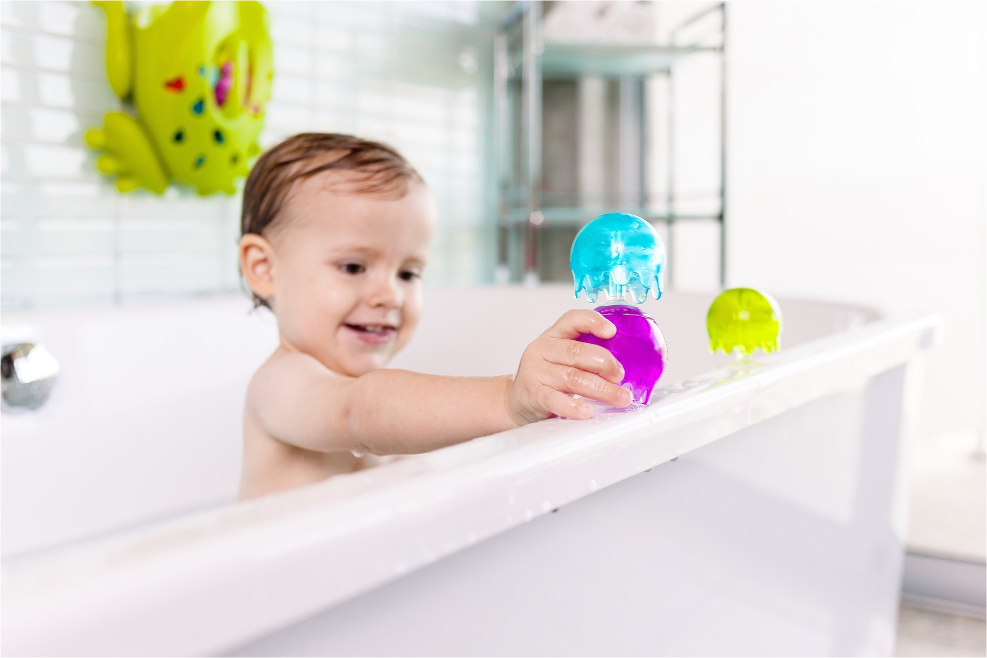 Baby Bathtub Wall Jellies Suction Cup Bath Boon toys Pack 1 New Wall Baby