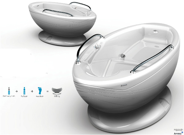 water saving multi functional bathtub