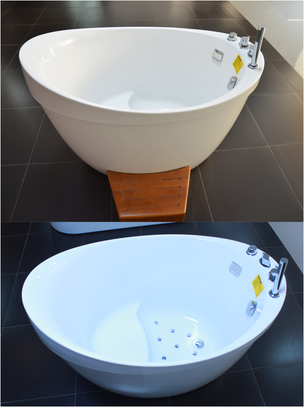 Baby Bathtub with Jets Small Deep Bathtub Deep soaking Bathtubs Freestanding