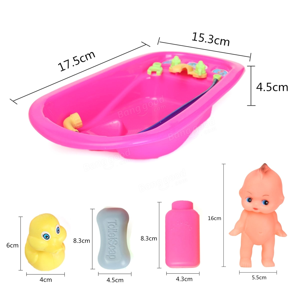 Baby Doll Bathtub Set Baby Doll In Bath Tub with Shower Accessories Set Kids