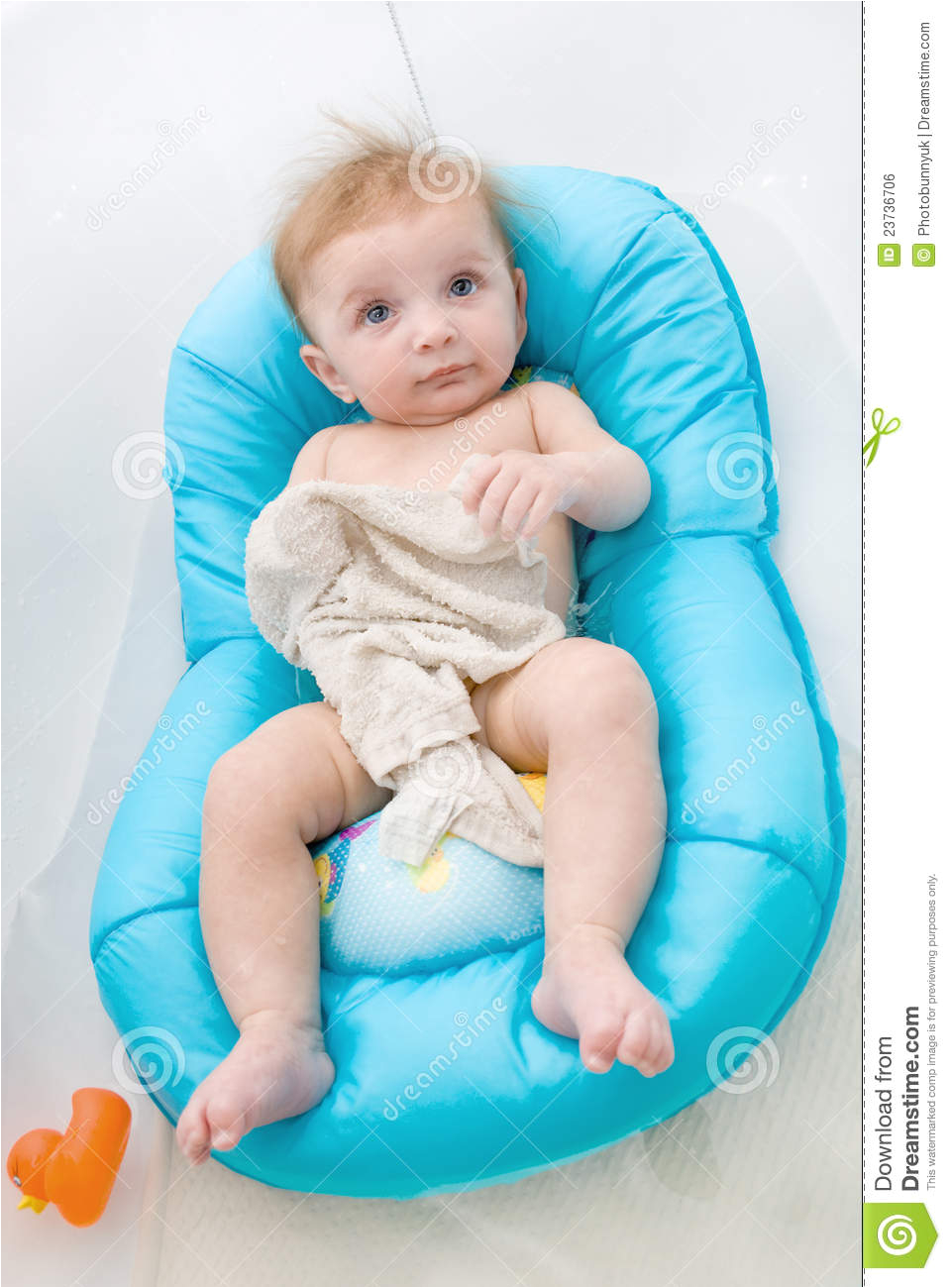 Baby Girl Bathtubs Baby Girl In the Bath Royalty Free Stock Image Image