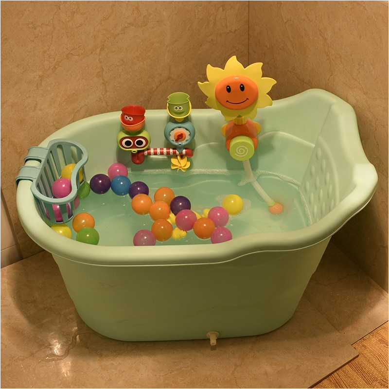 Baby In Bathtub Cartoon Baby Bath Basin Babies Household Bathtub Colorful Cartoon