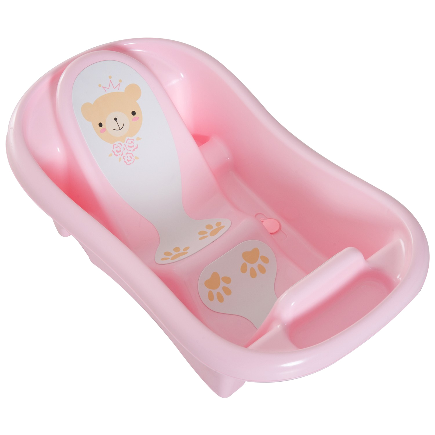 hom bath tub baby pink