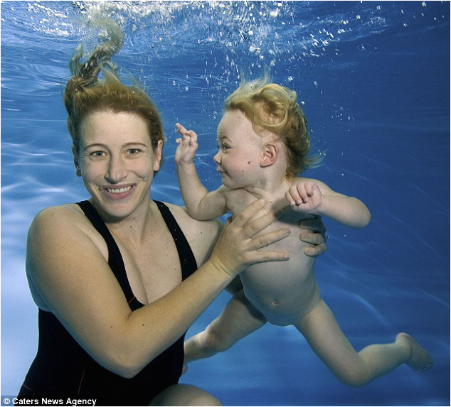 Waterbabies Adorable photographs Londoner Annette Price took photos Cheltenham swimming pool