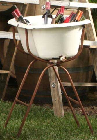 vintage series decorating with baby bathtubs