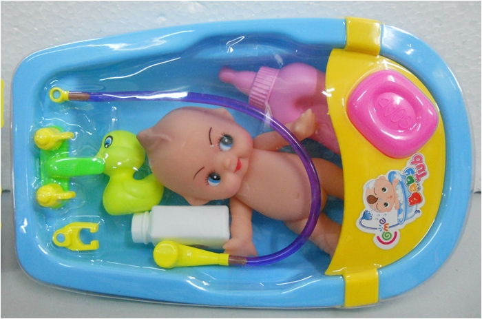 toy baby bath tub water play set