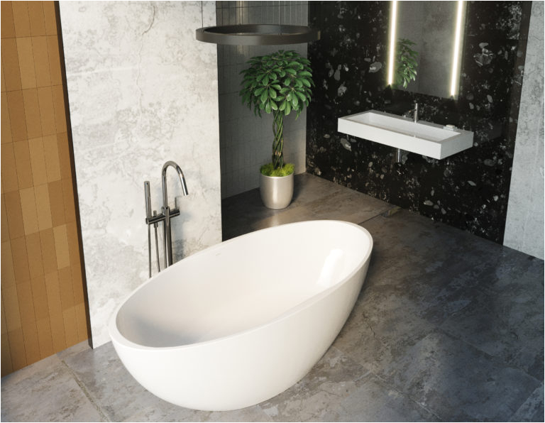 Badeloft Freestanding Bathtub Bw-04-l Freestanding Bathtub Model Bw 04 L Stone Resin