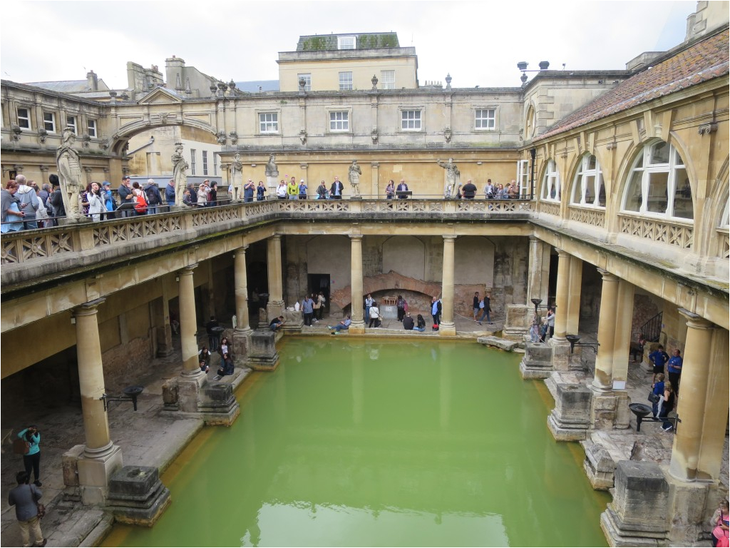 the roman baths bath england