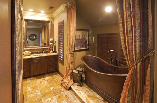 wonderful copper bathtub design for impressive bathroom decoration