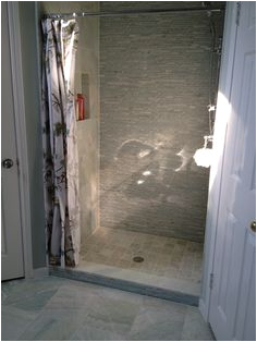 Bathtub Doors or Curtains Walk In Standing Shower with Shower Curtain Instead Of