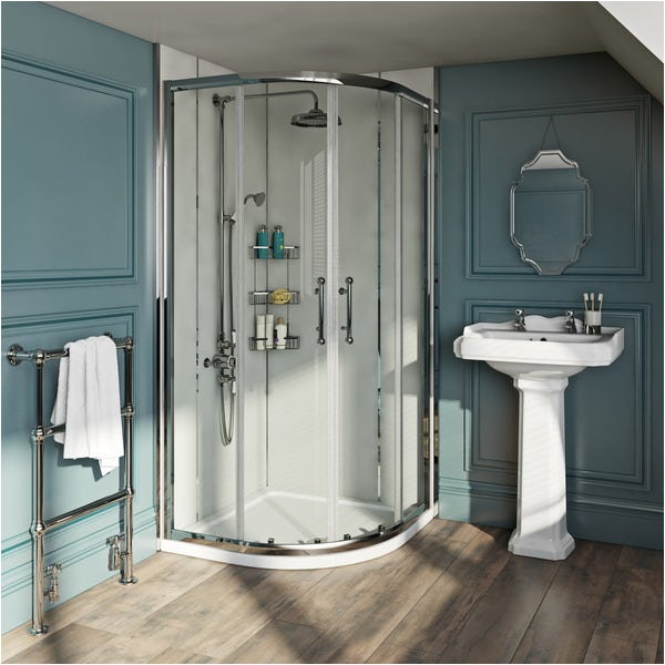 the bath co winchester 6mm traditional quadrant shower enclosure