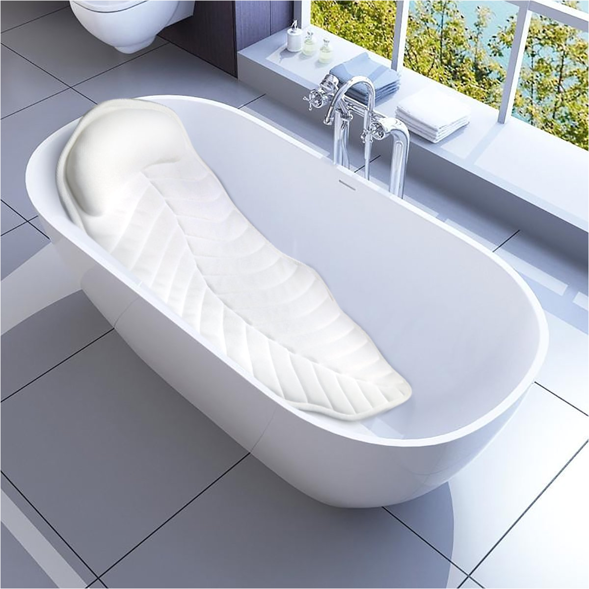 full body spa bath pillow mat