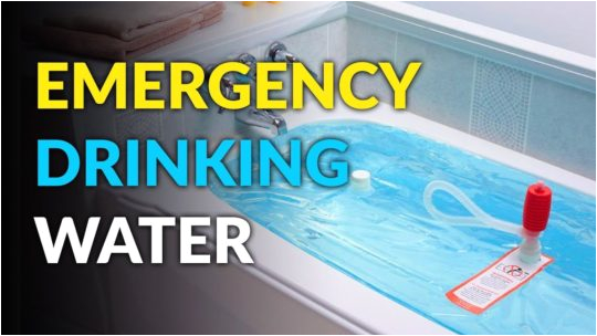 waterbob emergency bathtub drinking water container