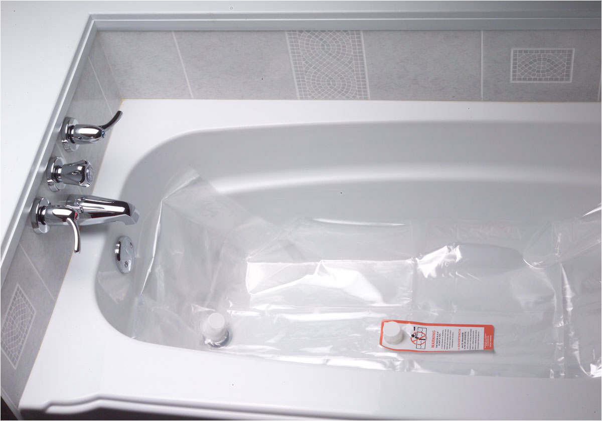 Bathtub Liner Water Storage Waterbob Emergency Bathtub Drinking Water Storage the