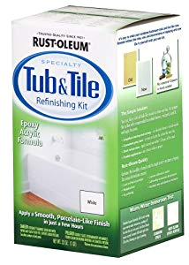 Bathtub Painting Kit Rust Oleum Tub and Tile Refinishing 2 Part Kit