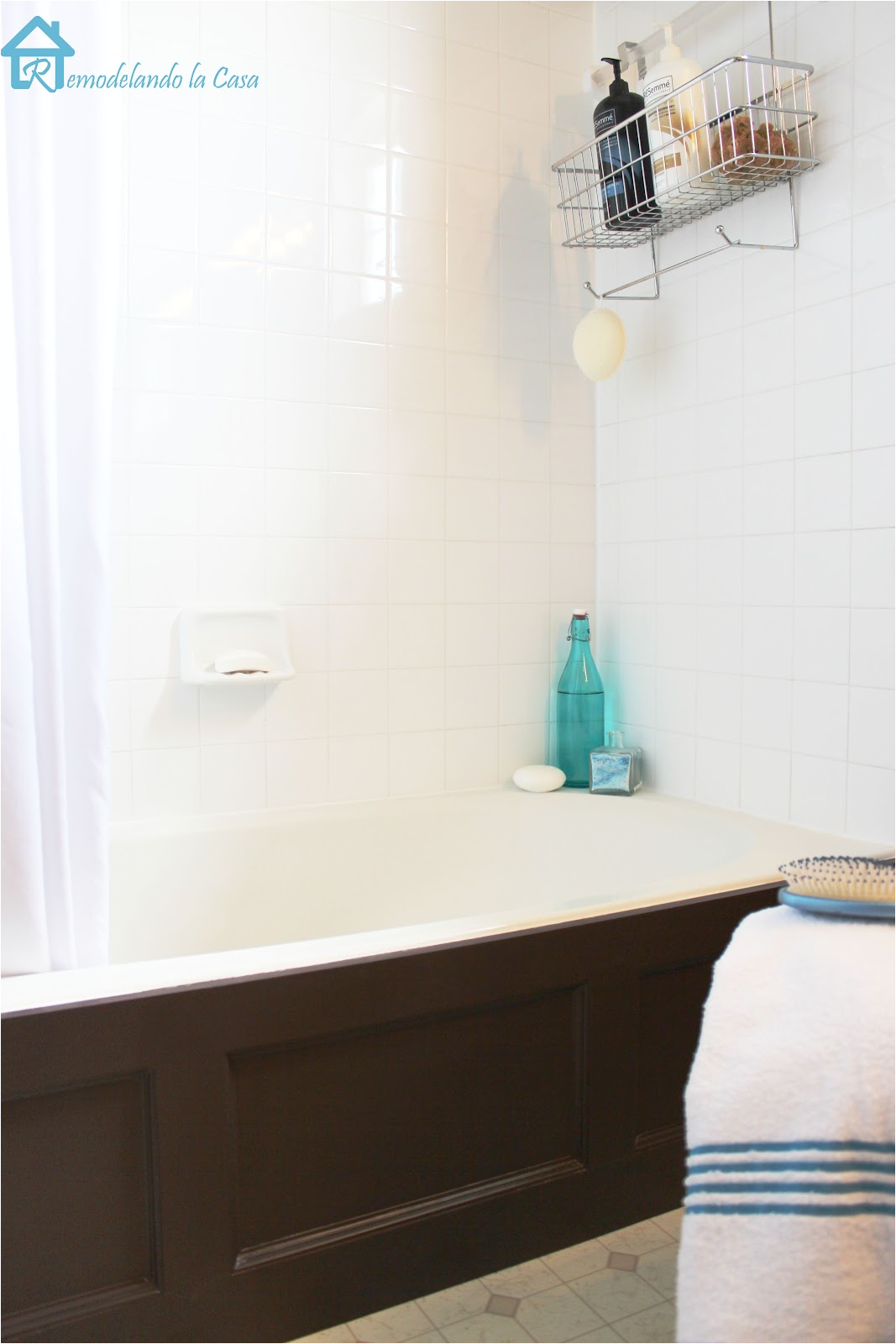 bathtub wood panel cover