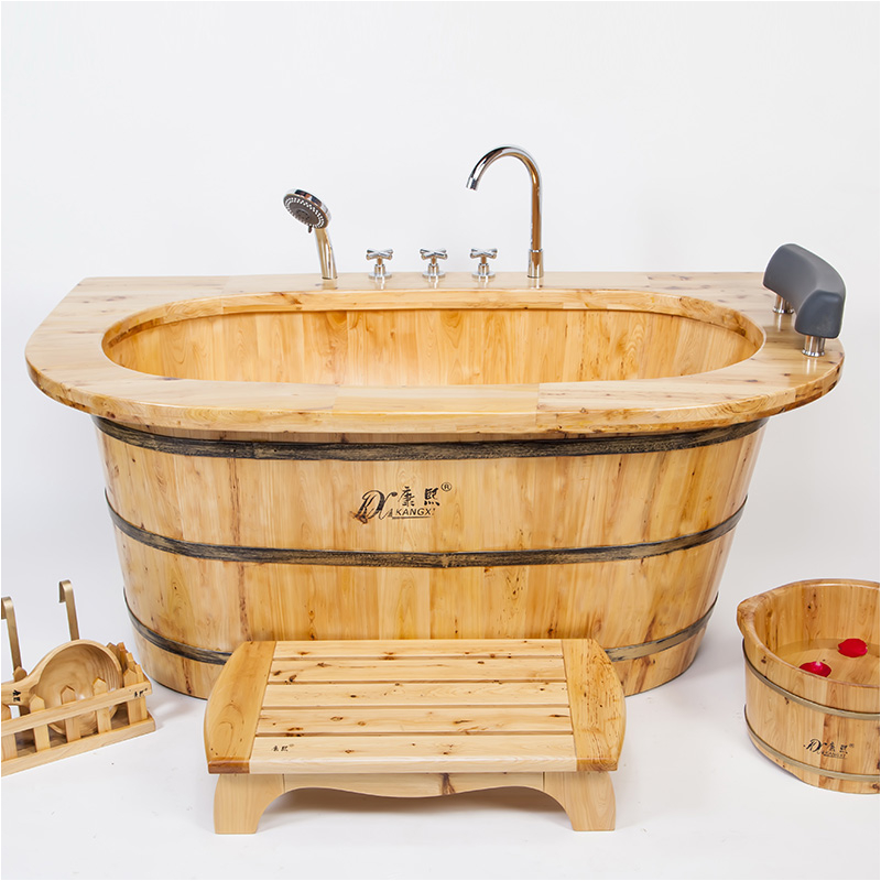 Wonderful wooden bathtub portable massage tub