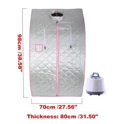 indoor steamer tent bathtub sauna folding portable spa sweating weight loss slim detox