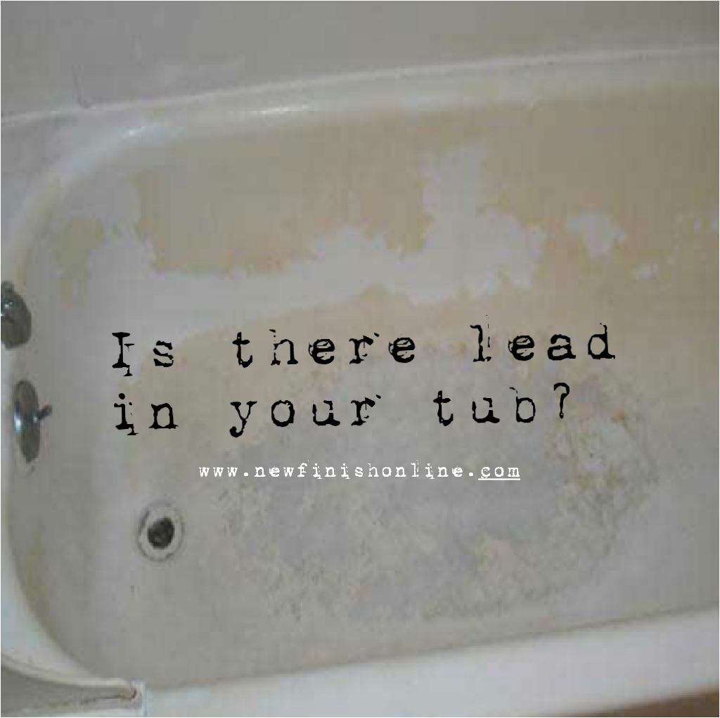 Lead is Found in Old Bathtubs Refinishing is the Answer AE9