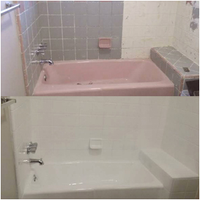 Bathtub Reglazing Queens Ny before & after White Glove Bathtub &tile Reglazing