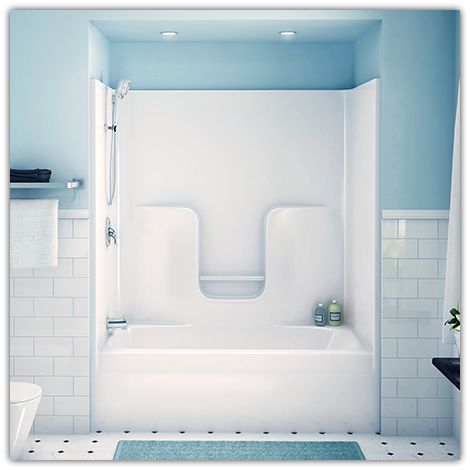 Bathtub Surround 1 Piece How to Clean Fiberglass Tub Shower Enclosure