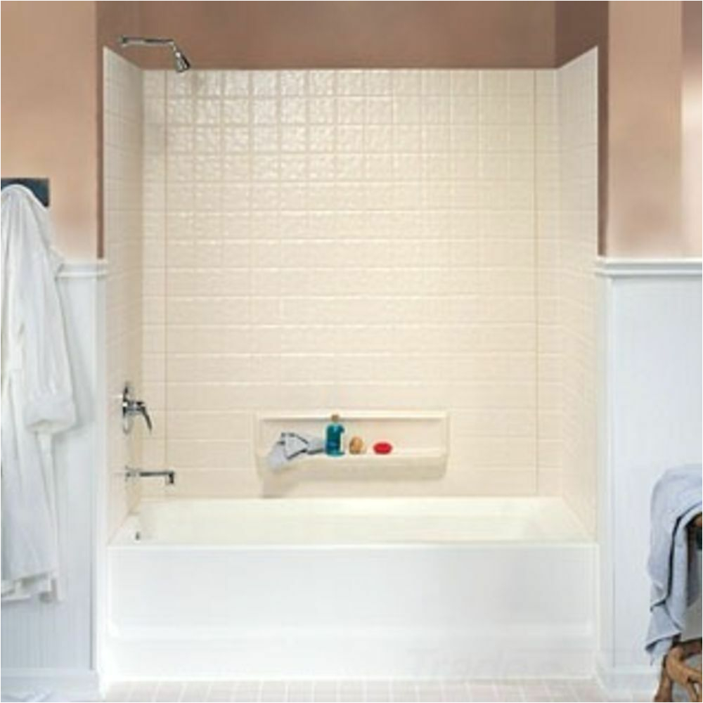 Bathtub Surround 5 Piece Swanstone Ti 3 010 White 3 Piece Swantile Tub Wall Kit