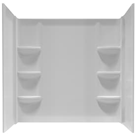 Bathtub Surround Dimensions Bathtub Walls & Surrounds at Lowes