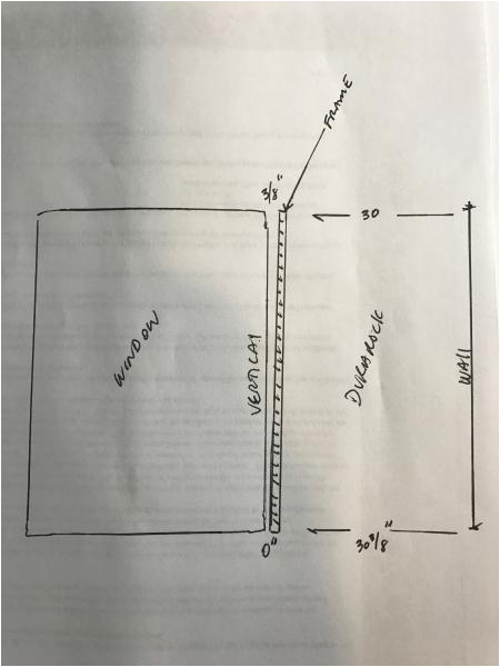 how close gap between bathtub wall