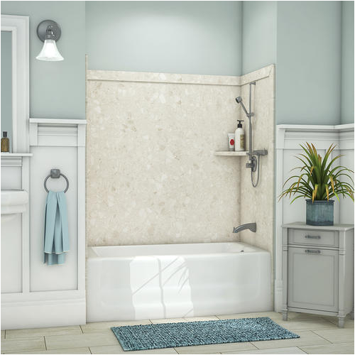 Bathtub Surround Glue Flexstone Elite 60" X 32" Bathtub Surround at Menards