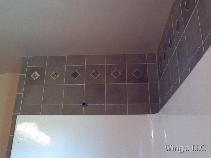 Bathtub Surround Insert Bathroom Tiling A Shower Wall Gray Design Tiling A Shower