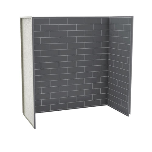 Bathtub Surround Kits Menards Maax Utile Metro Thunder Grey 6030 Tub Wall Kit at Menards