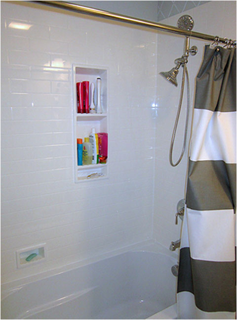 replace old leaking tile with a beautiful waterproof tub surround