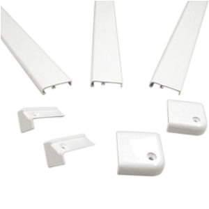 Bathtub Surround Trim Kit Better Bath 54" White Plastic Bath Tub Molding Kit