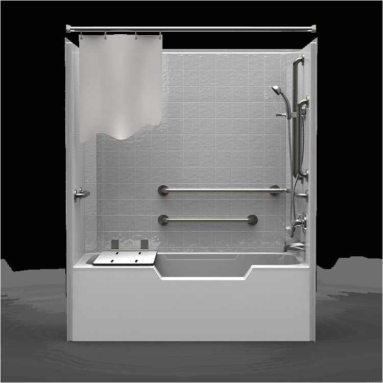 single piece code pliant 32x60x72 showertub bo 2