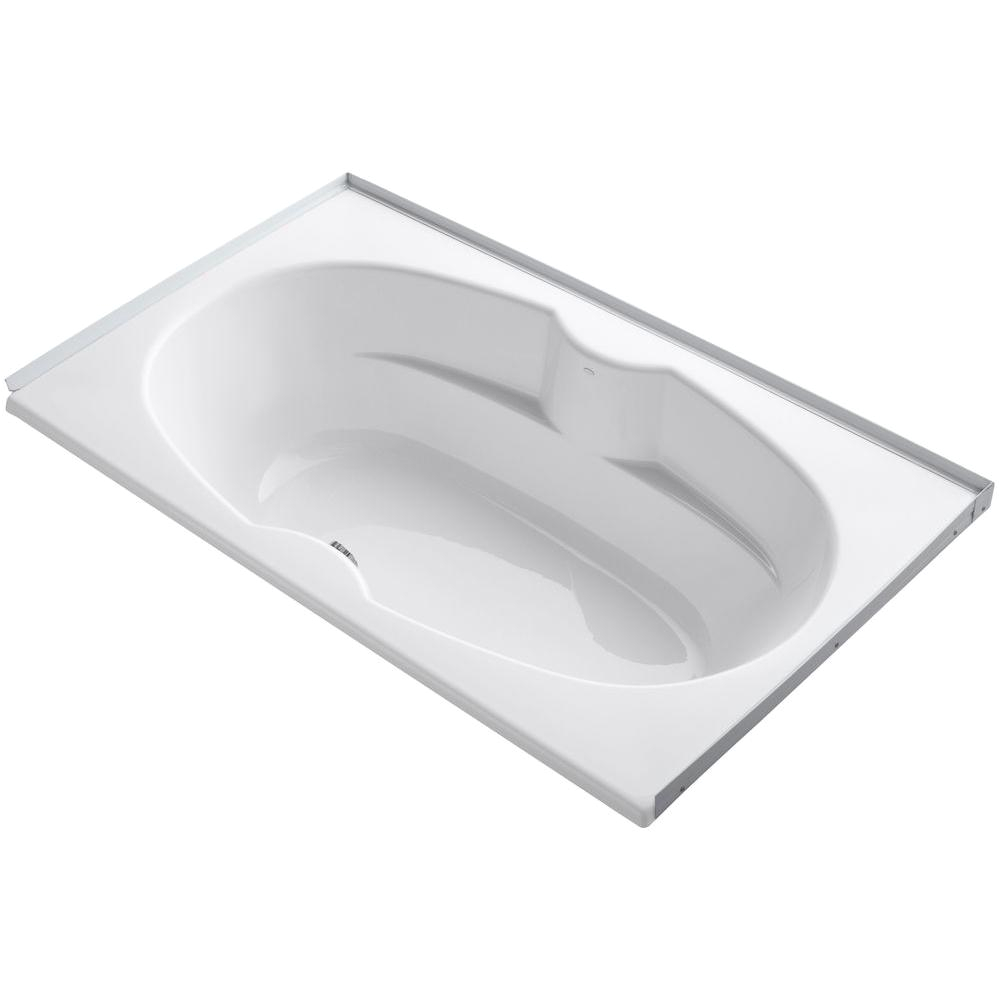 Bathtub with Back Center Drain Kohler Proflex 6 Ft Center Drain Alcove with Tile Flange