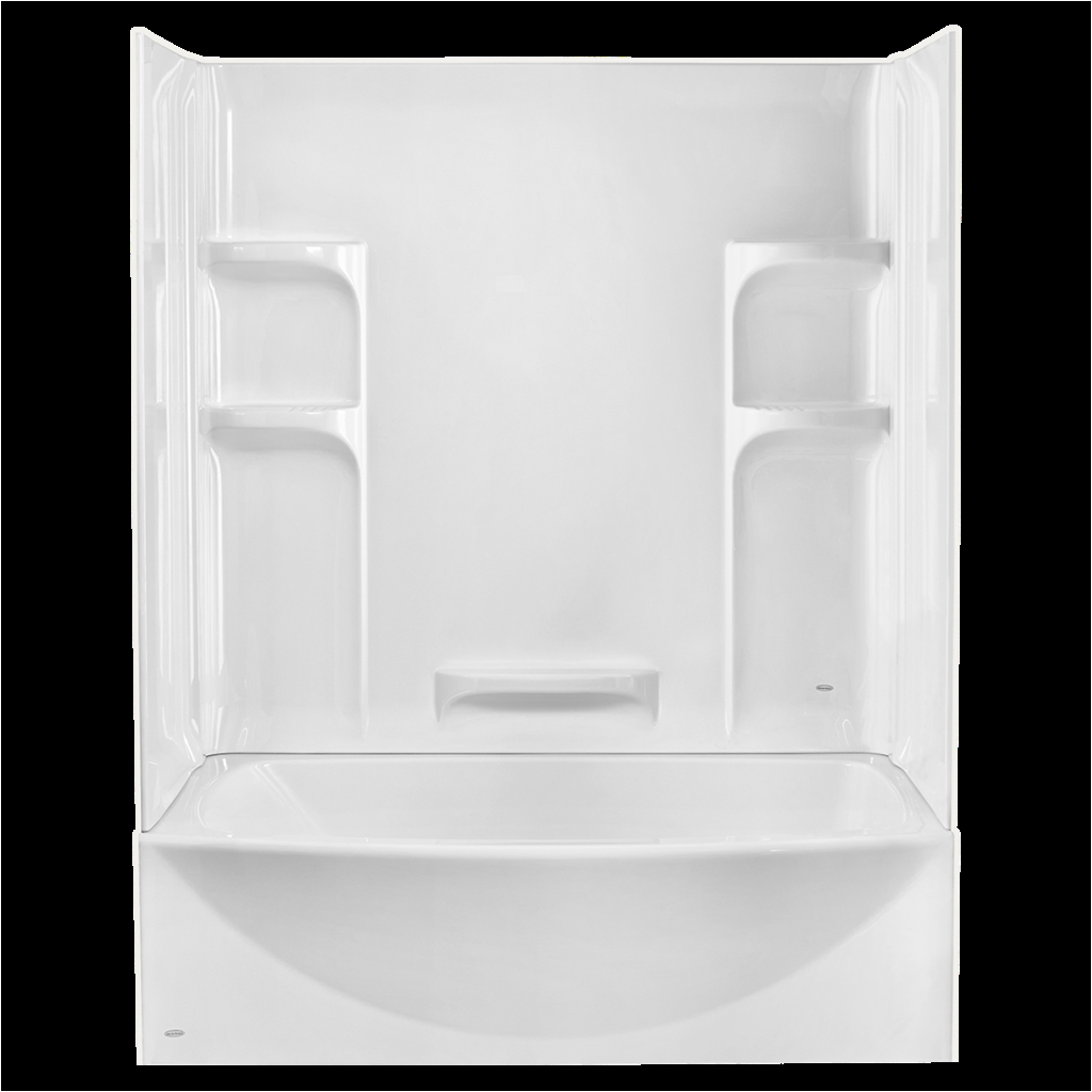 Bathtub with Surround One Piece Ovation Curved 3 Piece Bathtub Wall Set American Standard