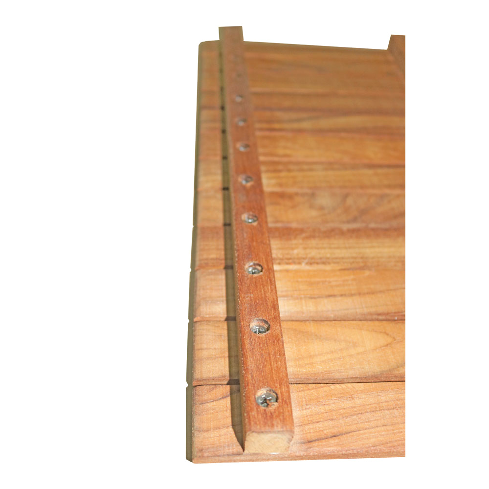 14 by 32 solid burmese teak bath shower grate mat high quality craftsmanship