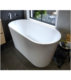 AKEMI FREESTANDING BATH 1500MM WHITE