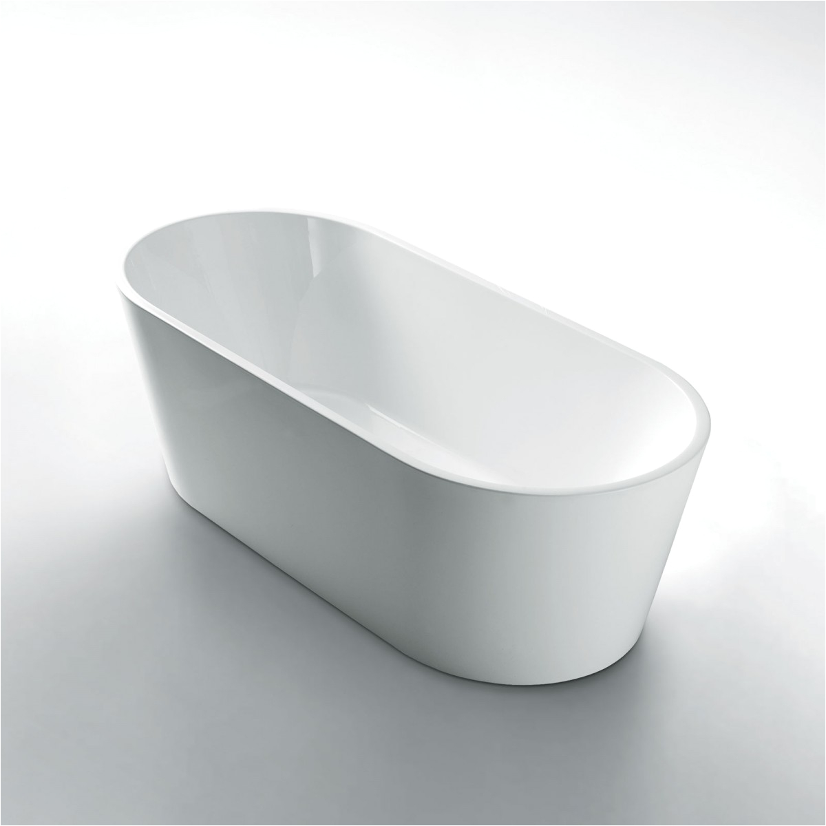 Bathtubs 1500mm aspen 1500mm Oval Free Standing Bath